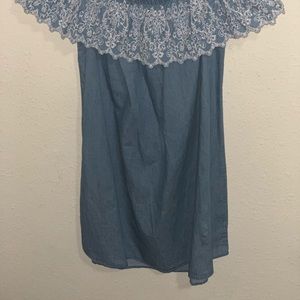 Over the shoulder dress